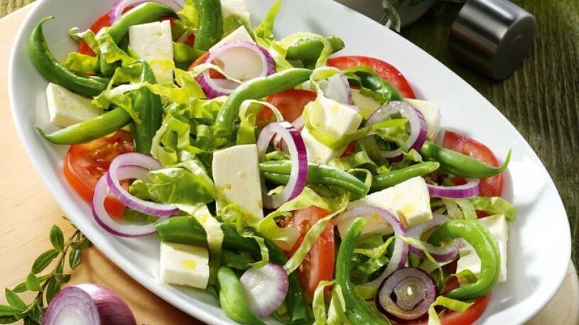 salata od povrća za povećanje potencije